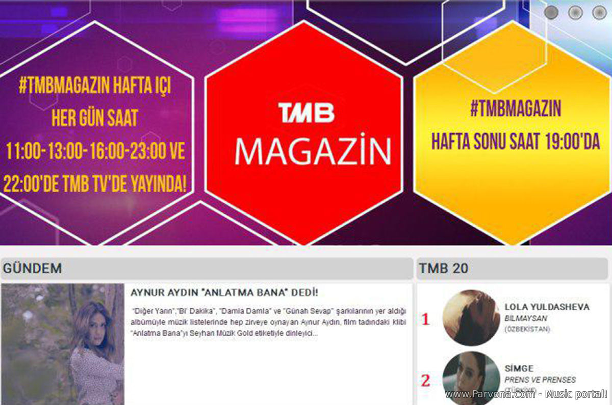 Lolaning “Bilmaysan” taronasi Turkiyaning musiqiy telekanalida birinchi pog`onani zabt etdi