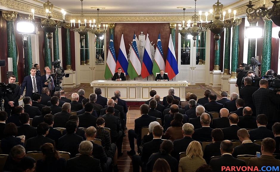 Prezident Shavkat Mirziyoevning Moskvaga tashrifi chog`ida 16 milliard dollarlik shartnomalar imzolandi